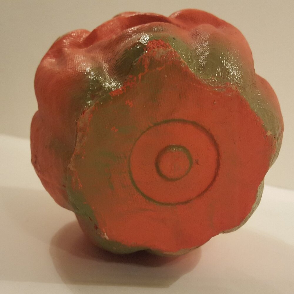Halloween Vintage Jack O Lantern Paper Mache Pulp Container Small *AS IS* - Picture 9 of 16